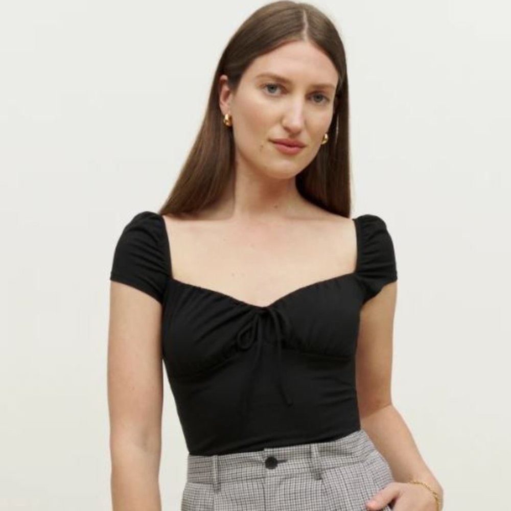 Reformation Lev Knit Top